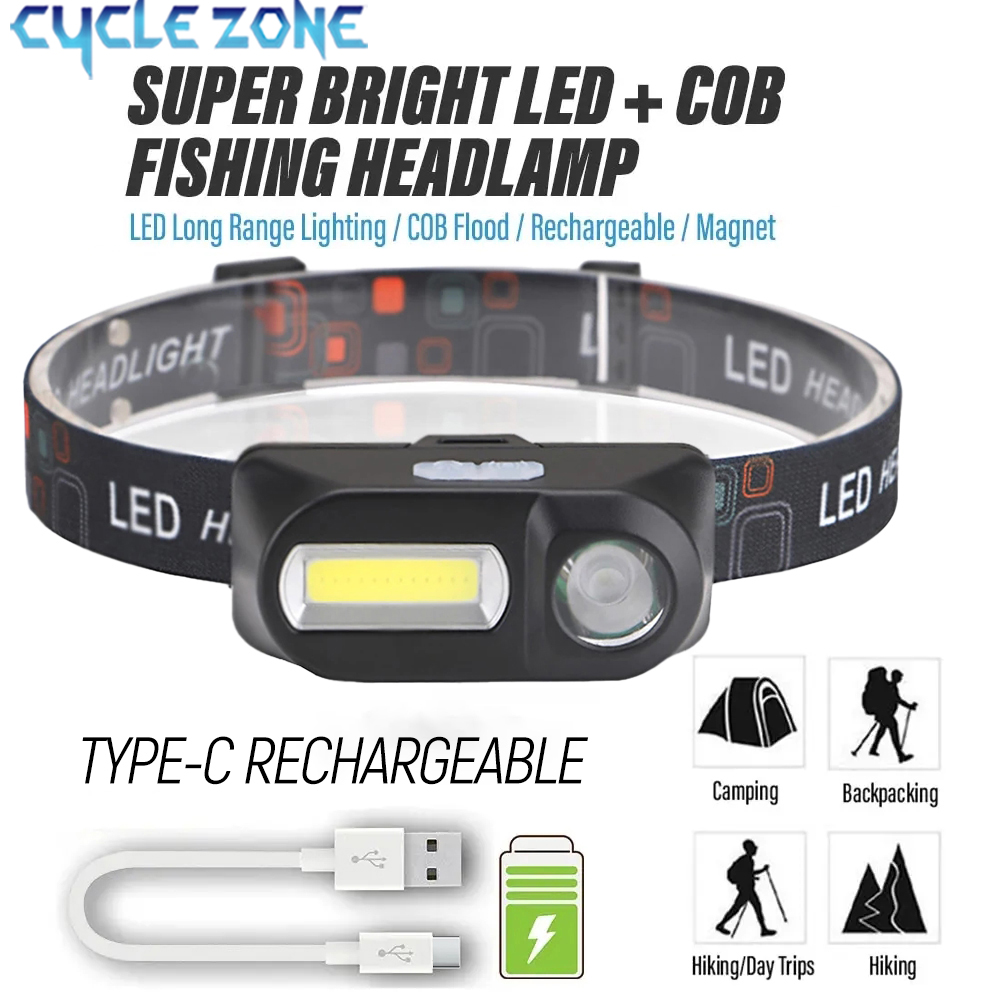 XPE+COB Mini-koplamp Oplaadbar - Outdoor Adventure Zone recensie en prijs