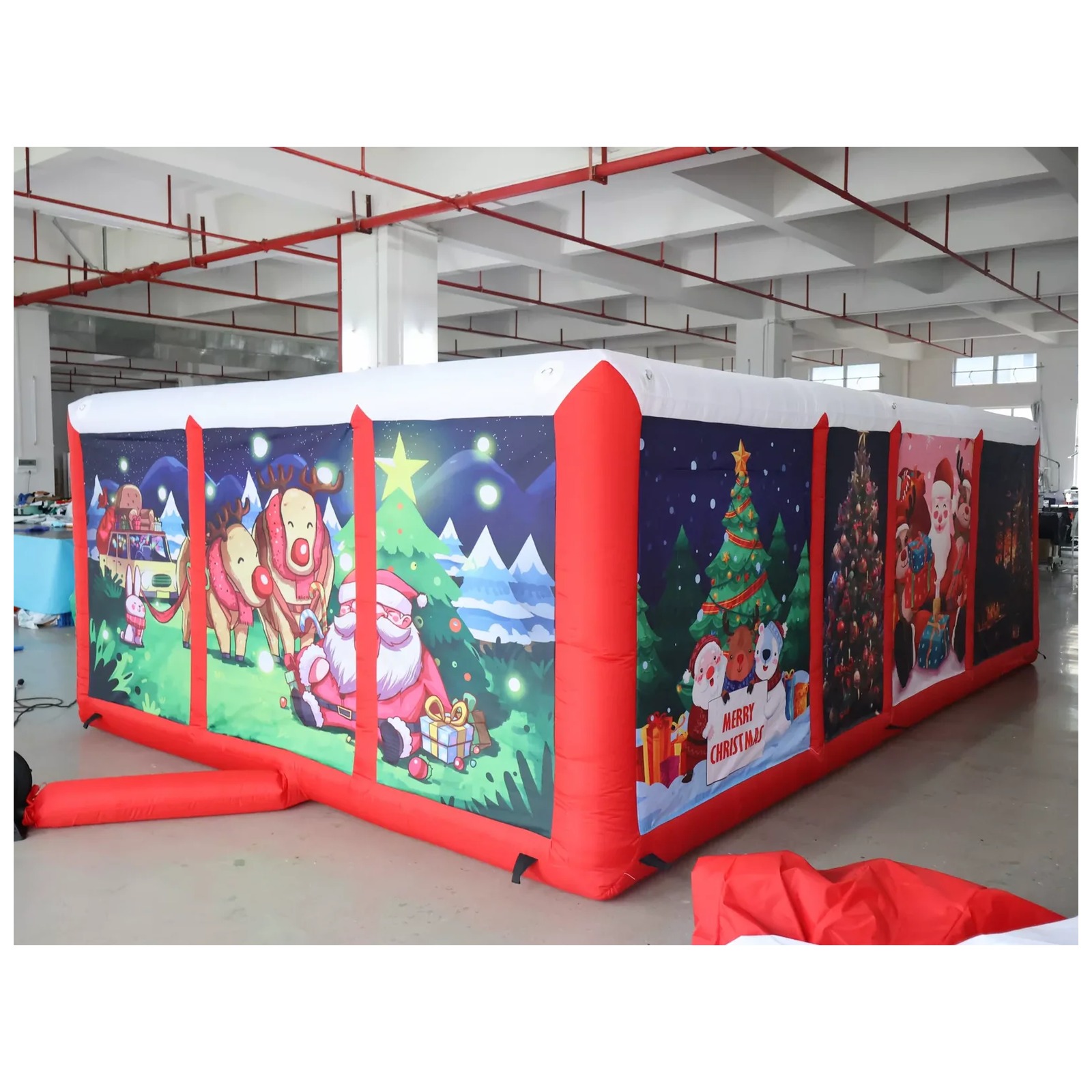 Buiten opblaasbaar doolhof met - Outdoor Adventure Kids Party recensie en prijs