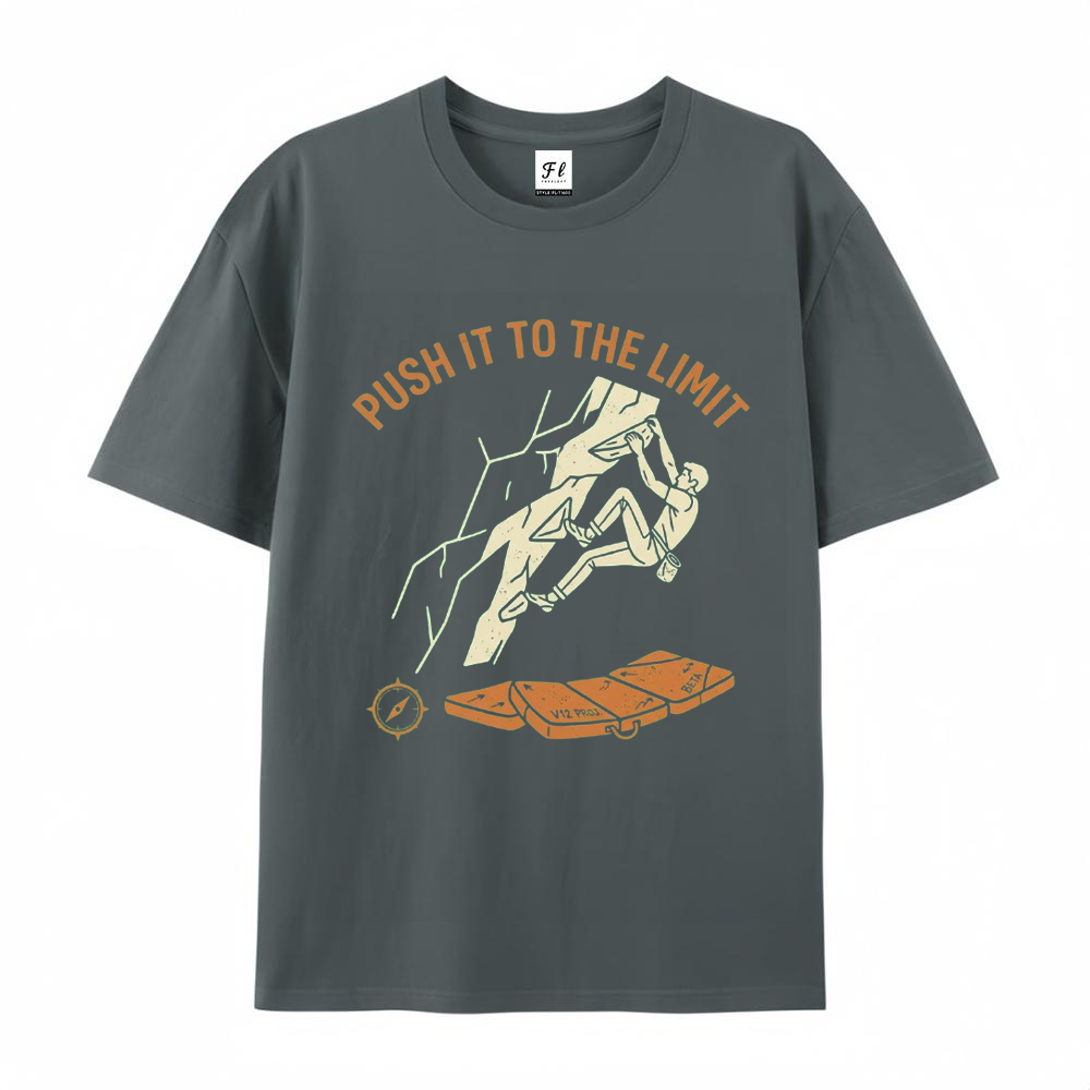 Heren Klim T-shirt met Grafisc - Outdoor Youth Adventure recensie en prijs